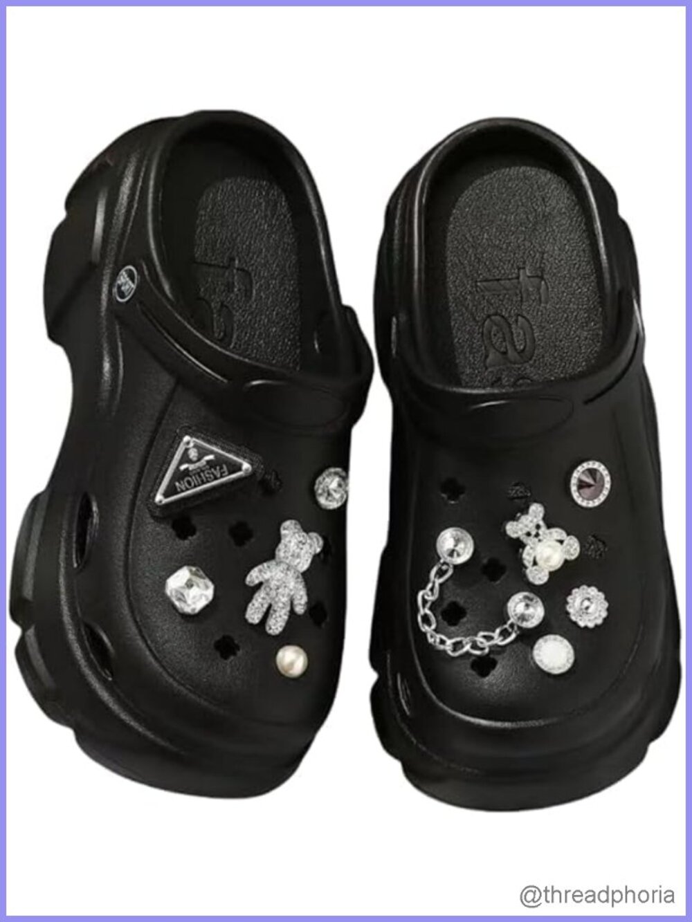 Women's Platform Clogs Slip On Slides Beach Sandals Gardener Clog High Heel